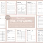 Start A Business Planner business Planner Small Business Planner Proposal Business Plan Analysis small Business Plan Template Printable Etsy