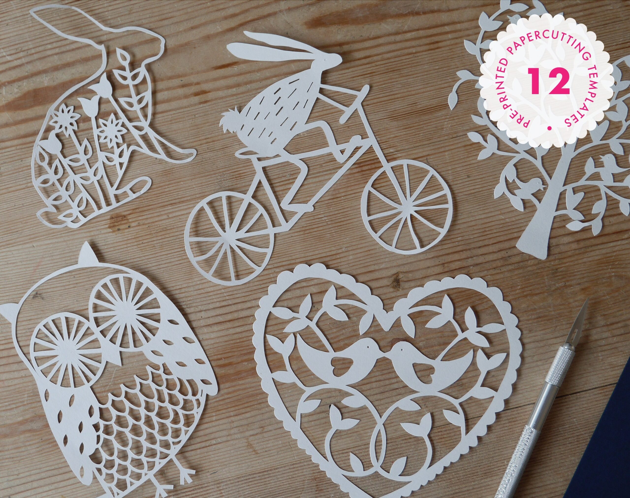 free printable paper cut templates
