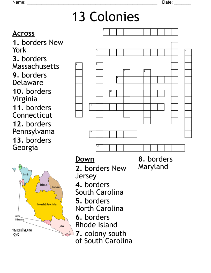 State Capitals Quiz Worksheet WordMint