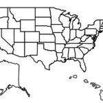 State Outlines Blank Maps Of The 50 United States GIS Geography