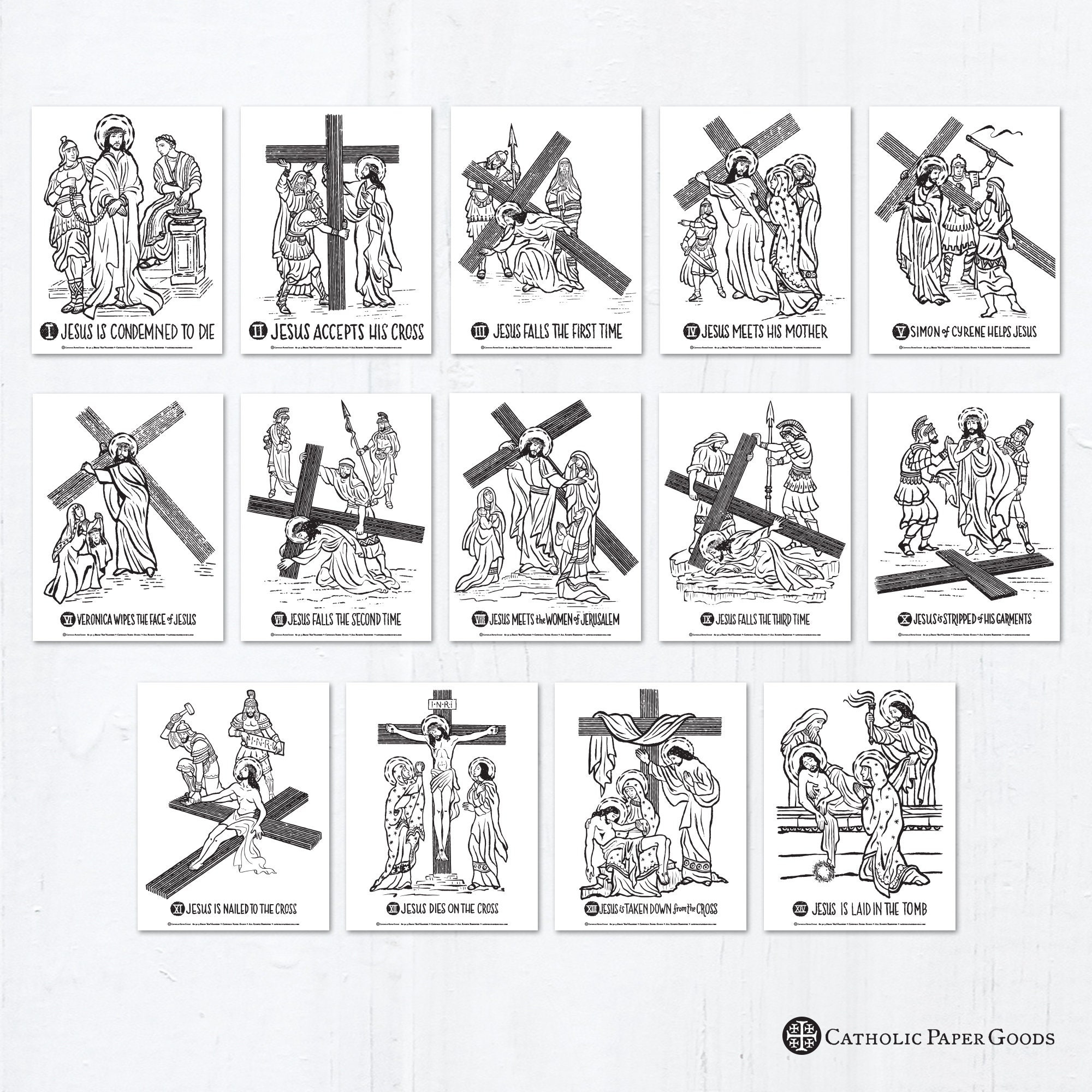 Stations Of The Cross Coloring Pages 14 Catholic Lent Coloring Pages Lent Activity For Kids Printable Lent Coloring Pages Lent For Kids Etsy Australia