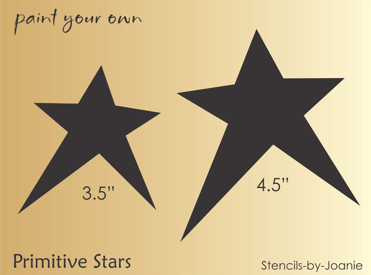 Stencil Primitive Star Annie Template Crafts Cards Scrapbook Country DIY Signs EBay Stencil Primitive Star Annie Template Crafts Cards Scrapbook Country DIY Signs EBay