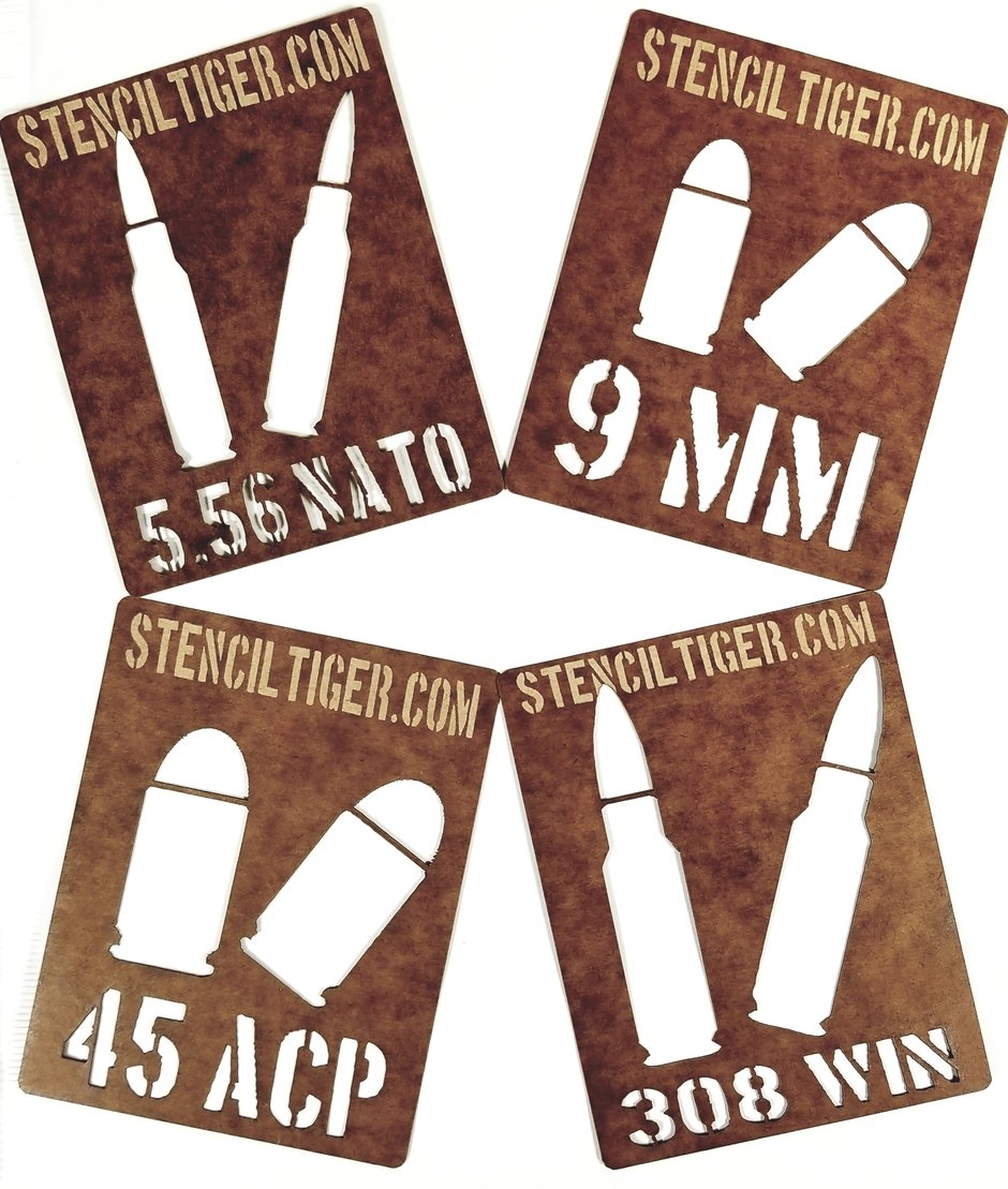 StencilTiger Delivers New Ammo Caliber Identifier Ammo Can 