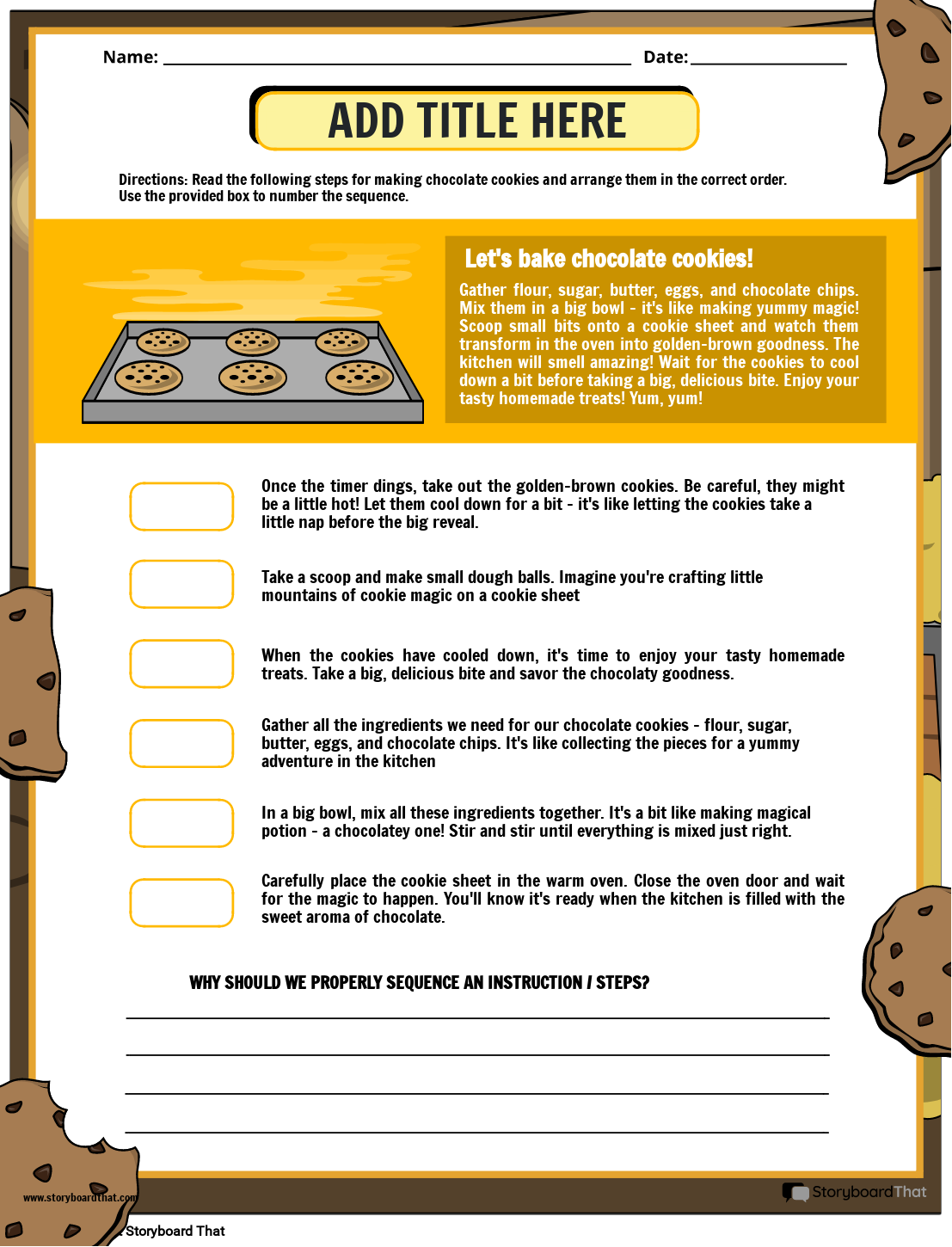 free printable story sequencing worksheets