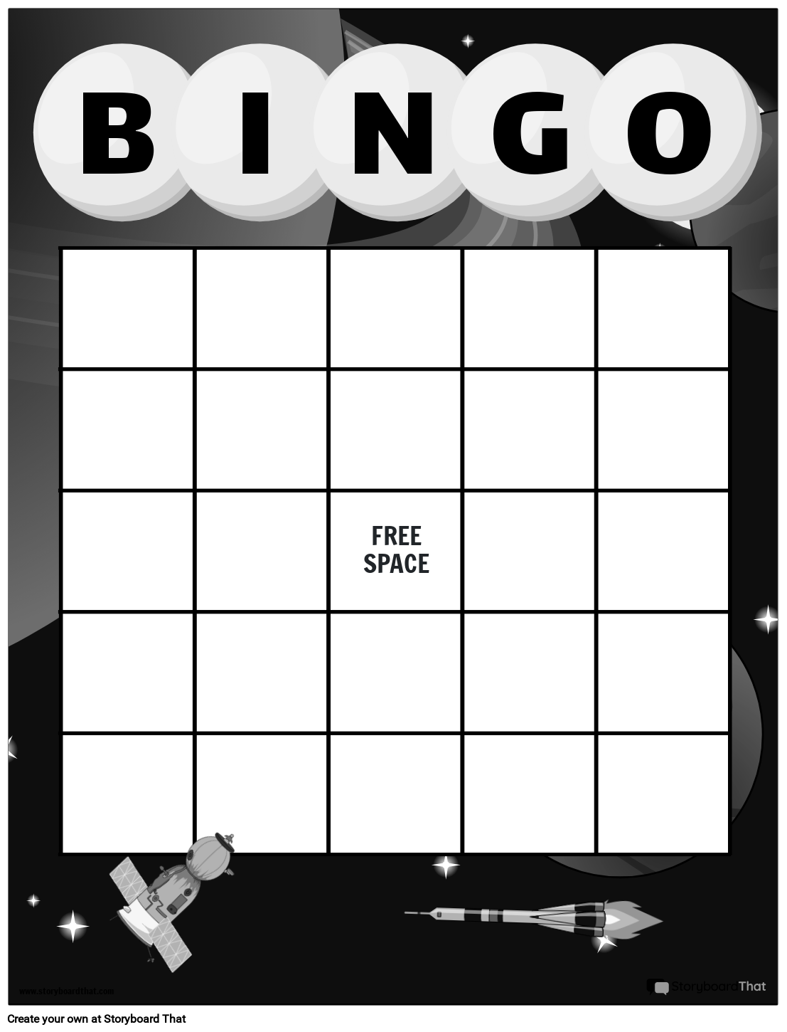 Storyboard That Free Bingo Card Templates For Educators
