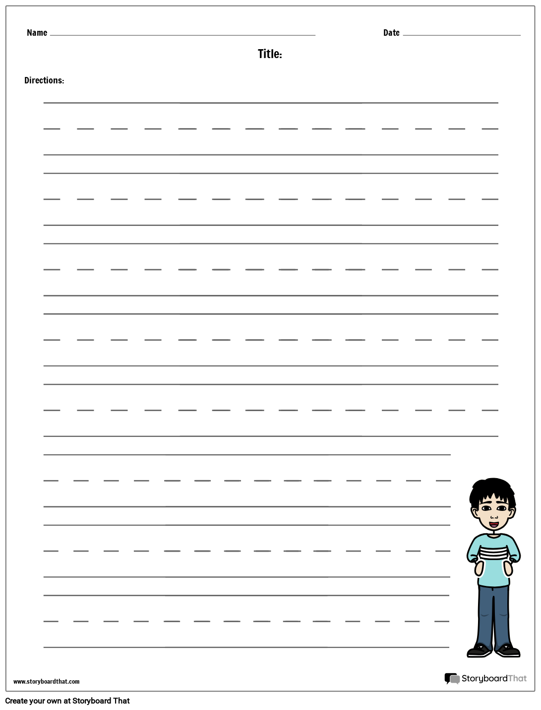 make your own printable handwriting worksheets