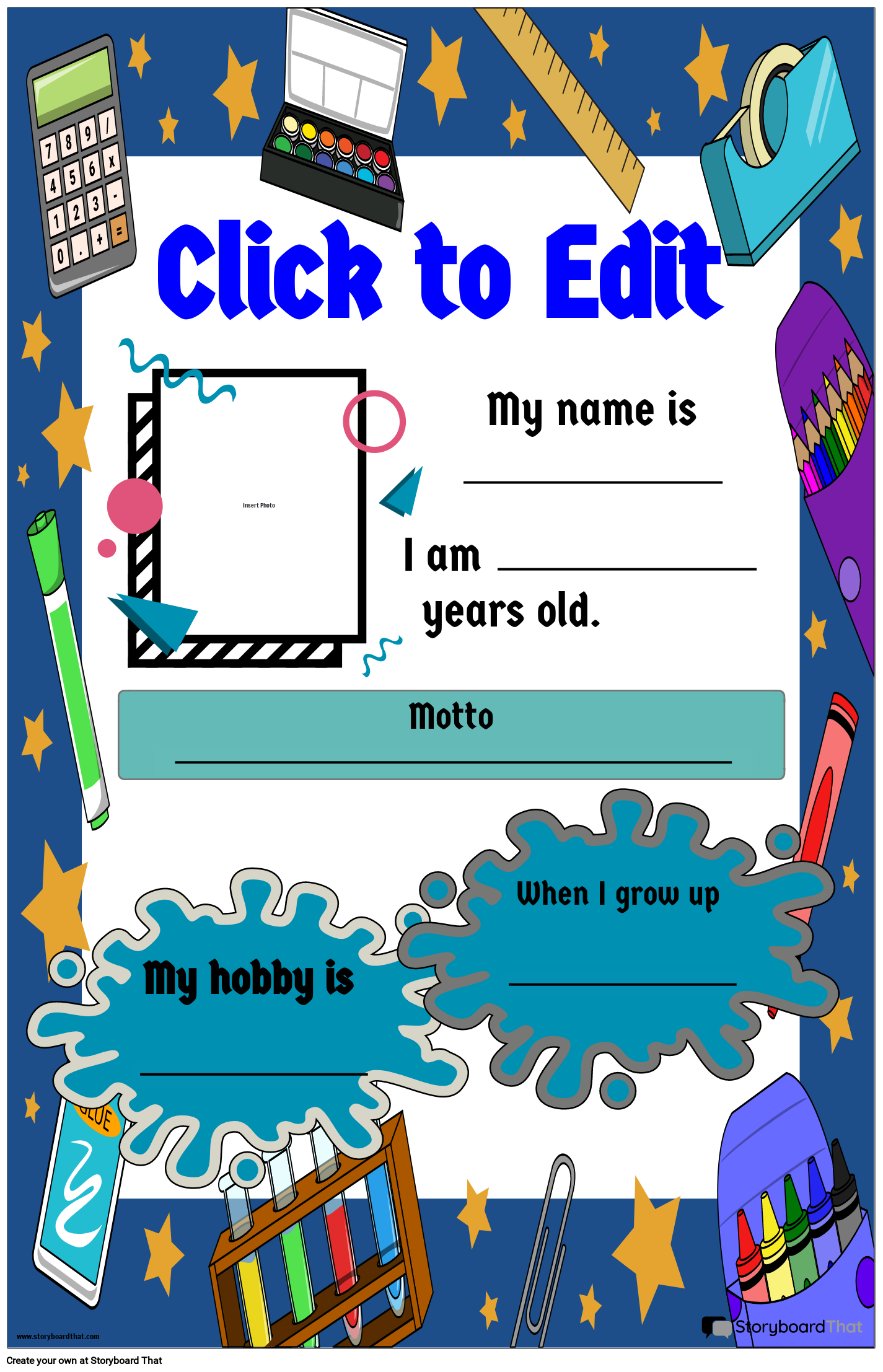 Storyboard That Free Student Of The Week Posters