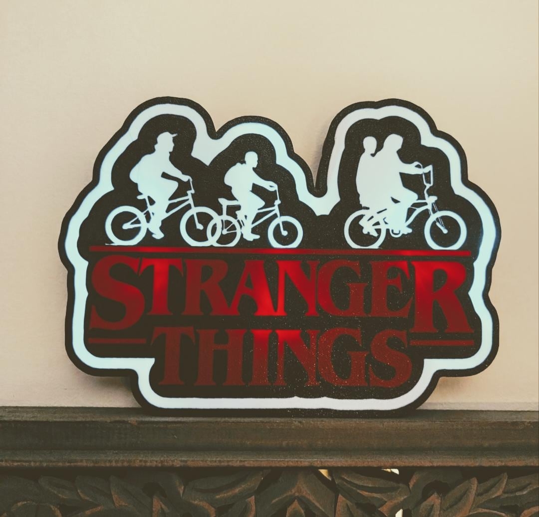 stranger things printable banner