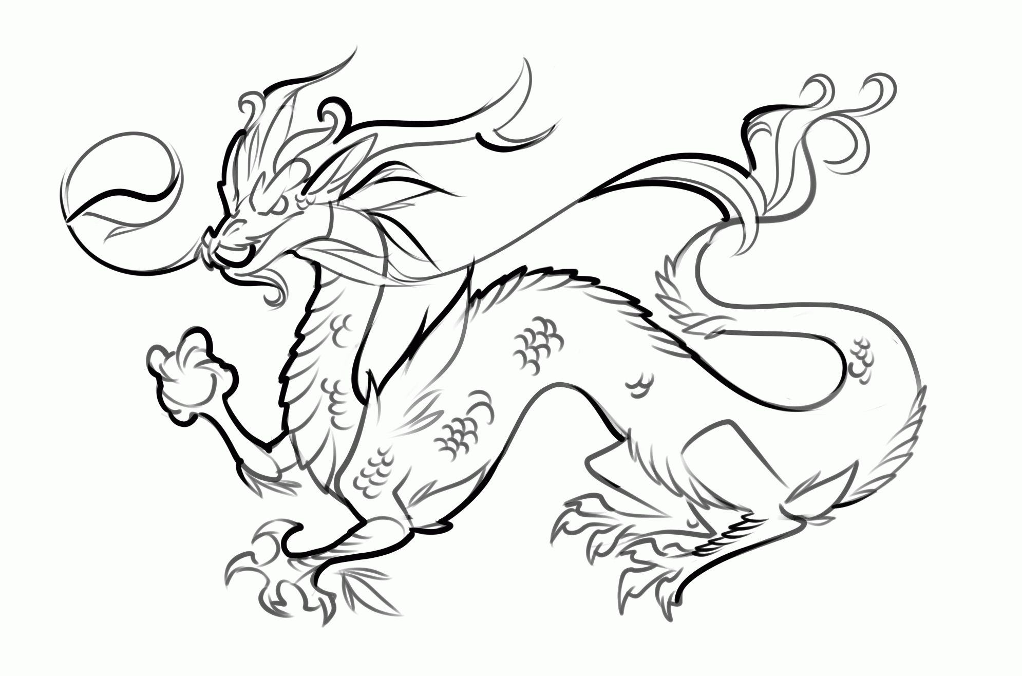 dragon coloring pages free printable