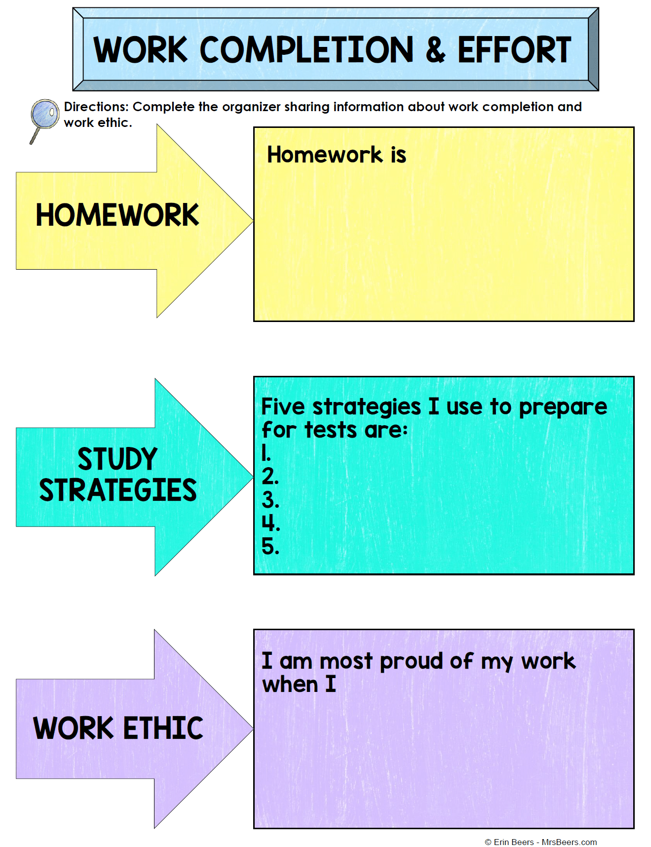 student led conferences printables