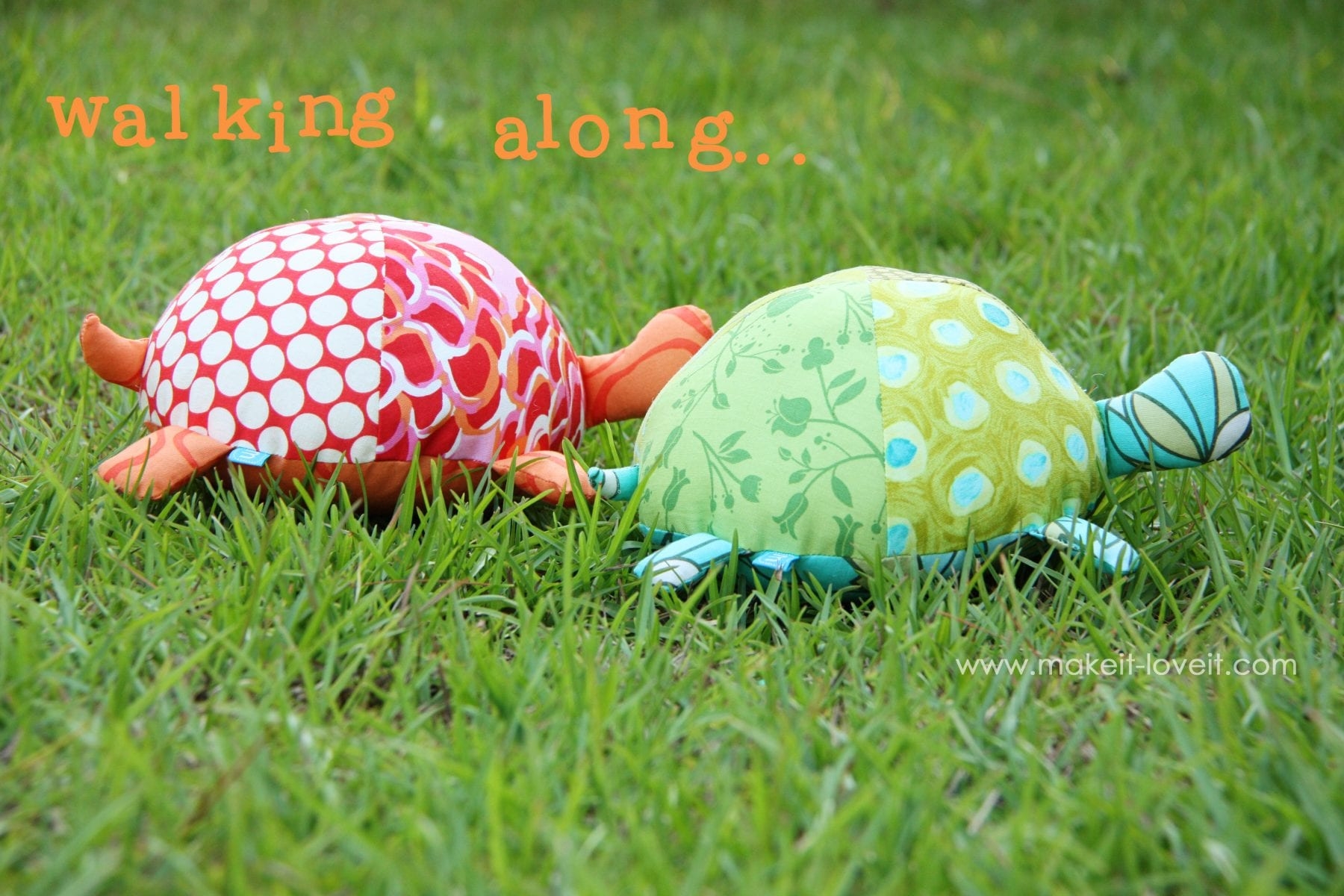 Stuffed Fabric Turtles with Pattern Pieces Make It U0026 Love It
