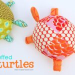 Stuffed Fabric Turtles with Pattern Pieces Make It U0026 Love It