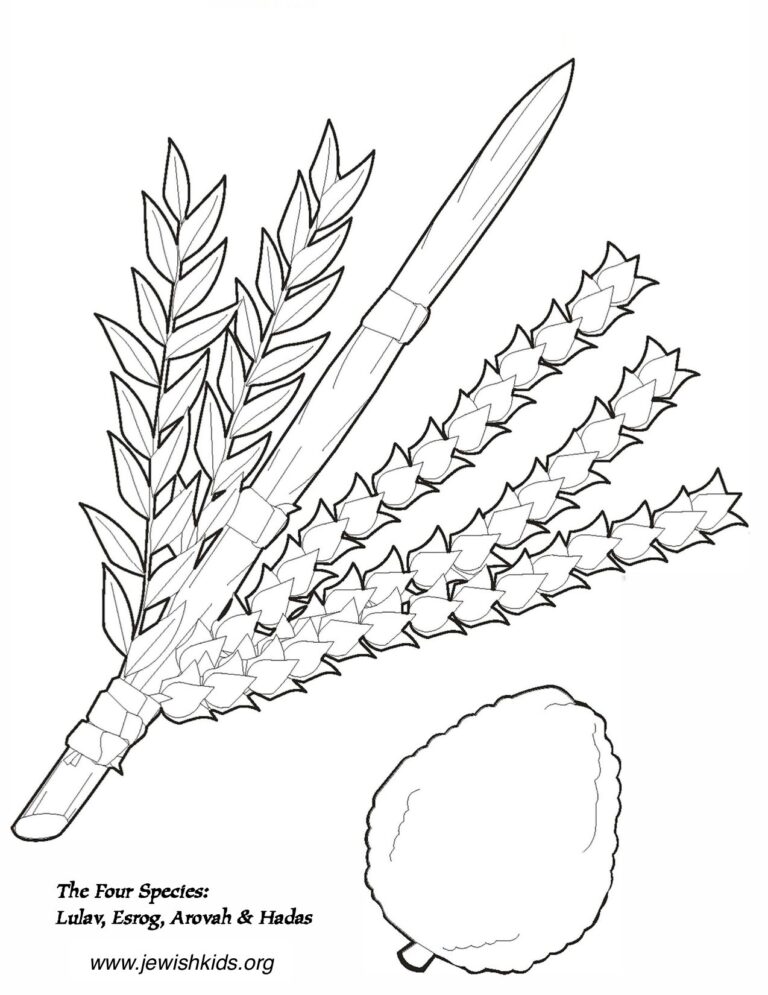 Sukkot Coloring Pages Crafts U0026 Coloring Pages Jewish Kids