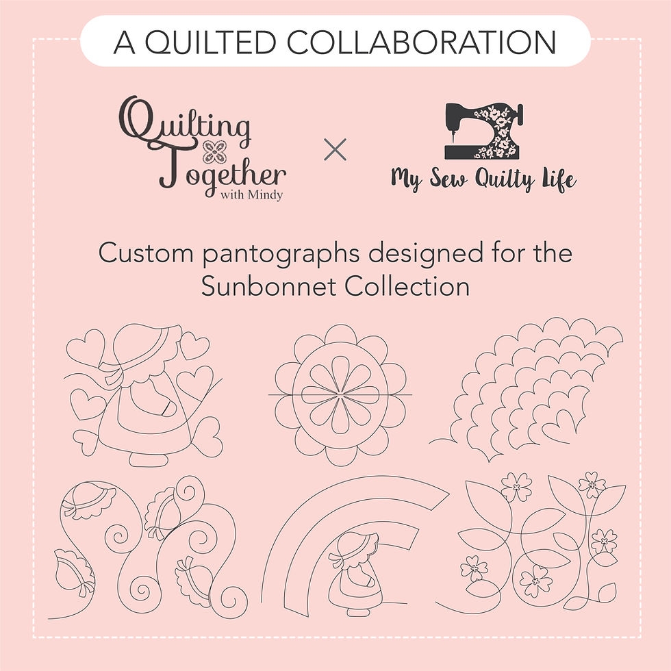 Sunbonnet NEW Quilt Patterns U0026 Pantographs Free Patterns