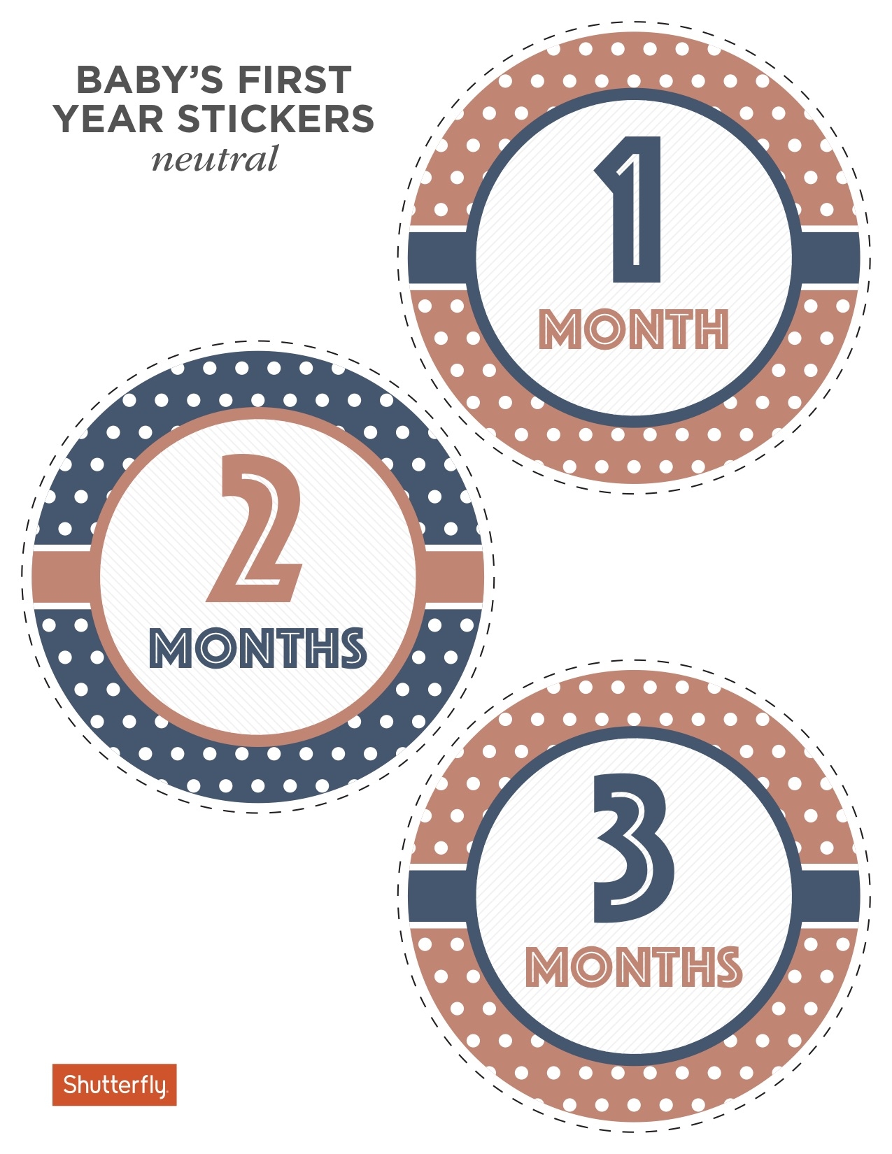 Super Cute And Free Printable Animal Themed Baby Monthly Milestone 