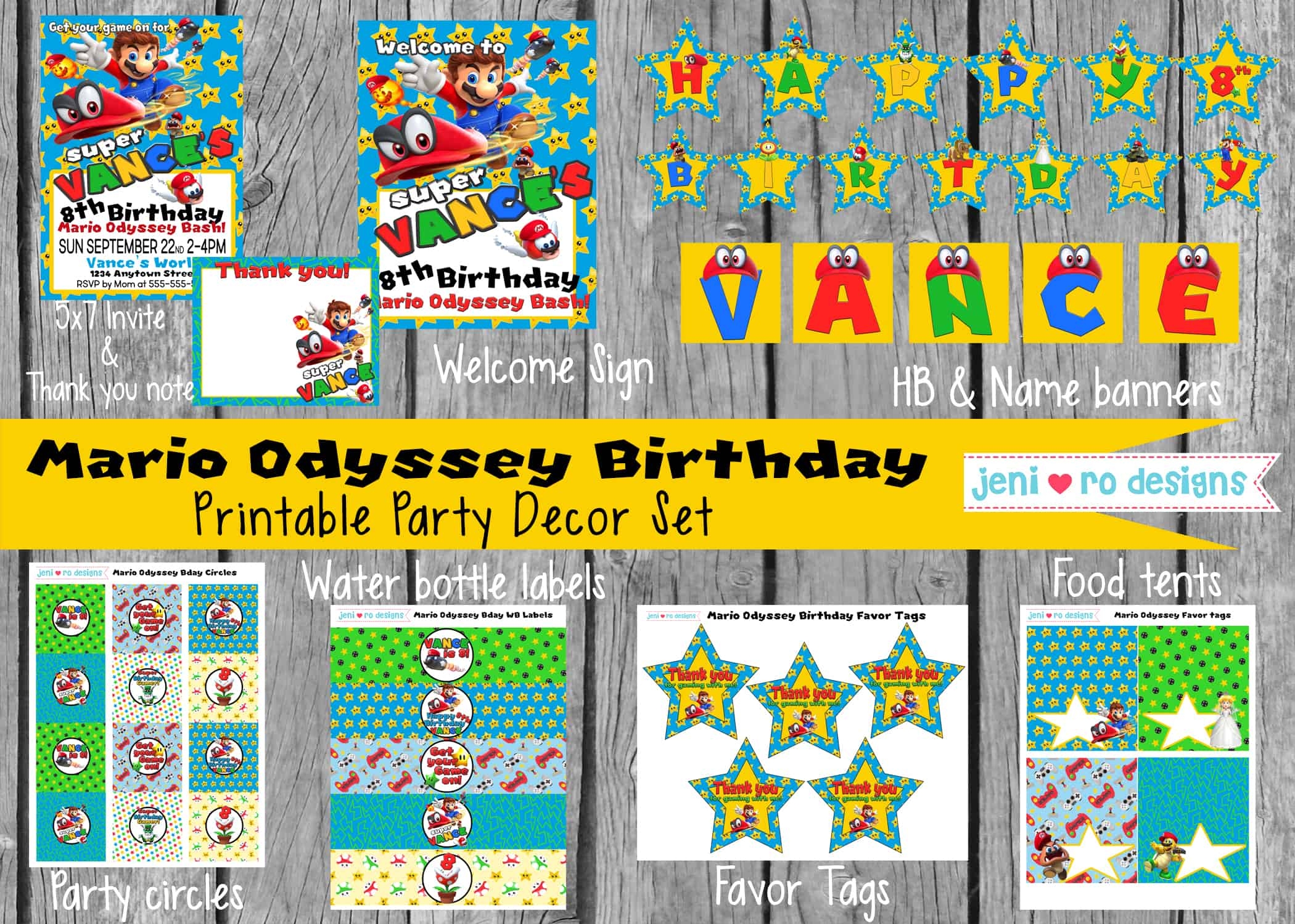 super mario odyssey printables