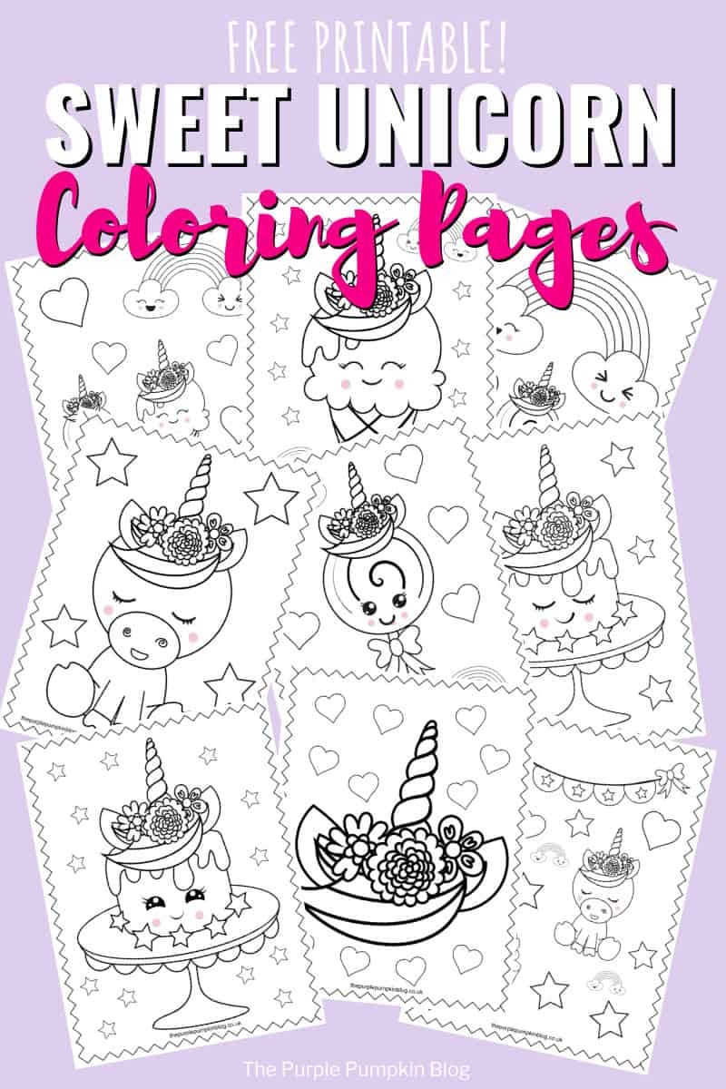 free printable coloring pages unicorn