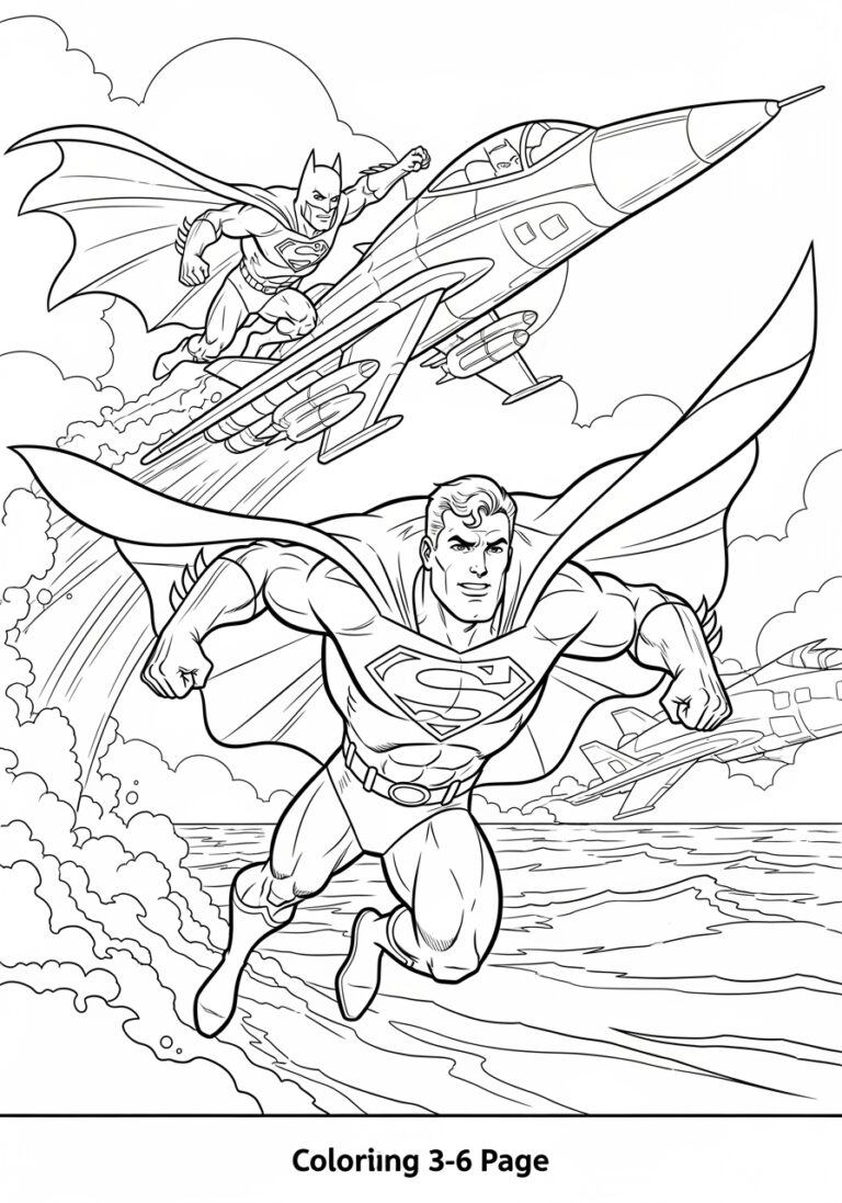 Superman Vs Batman Coloring Pages Free Printables