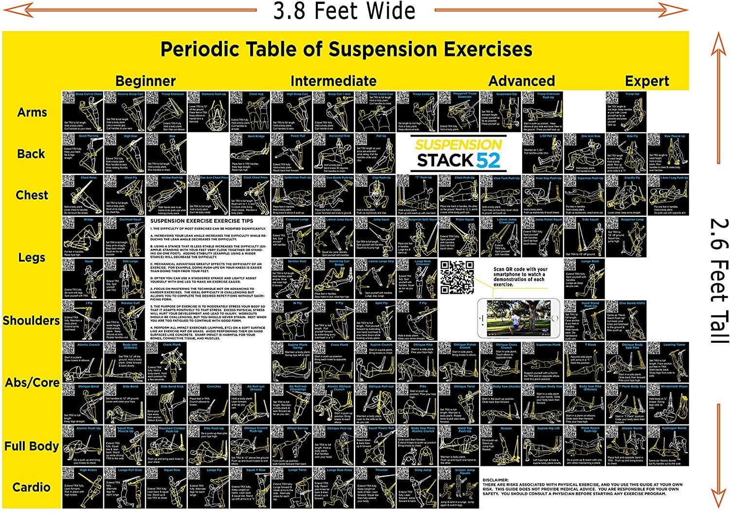 Suspension Exercise Poster Stack 52