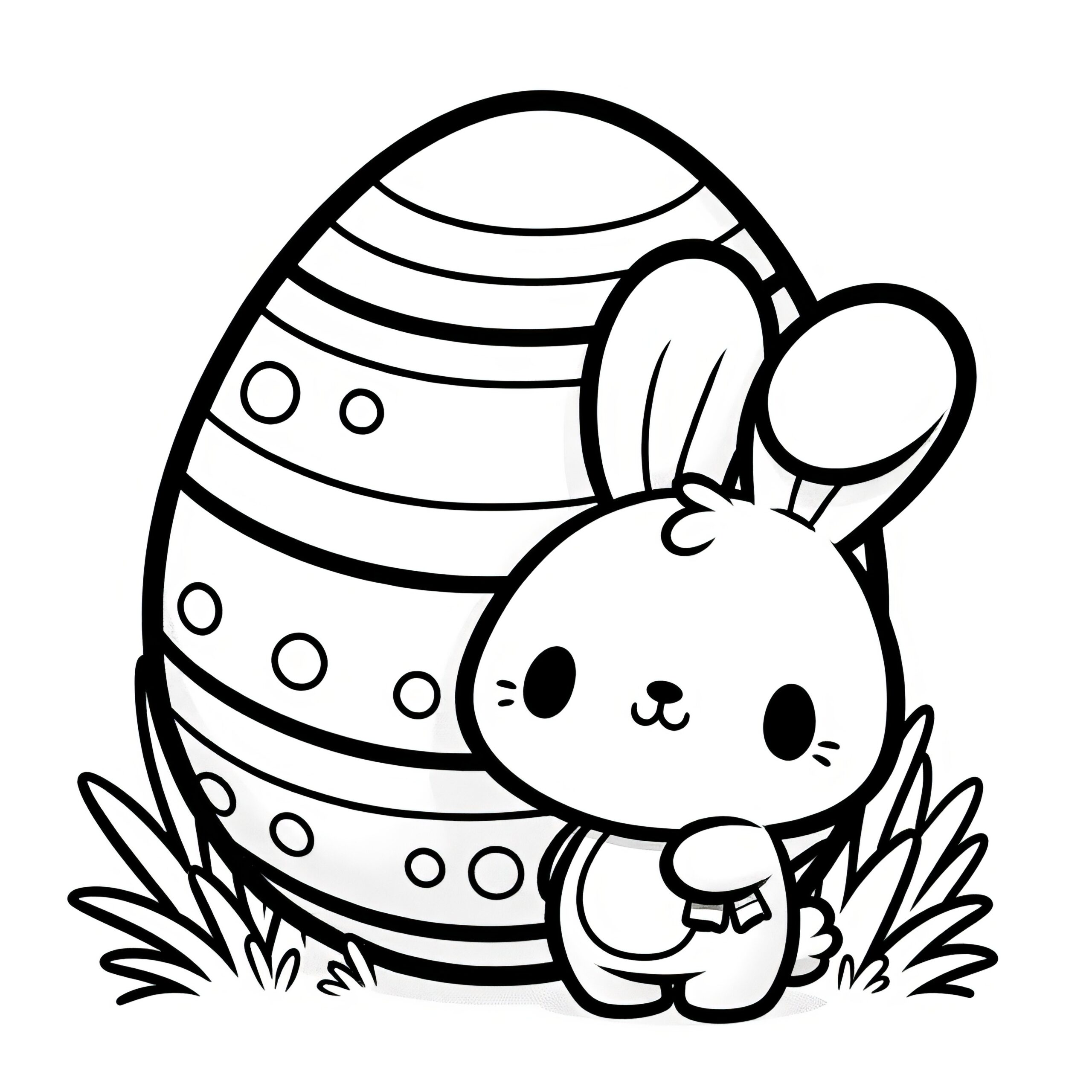 easter color pages free printable