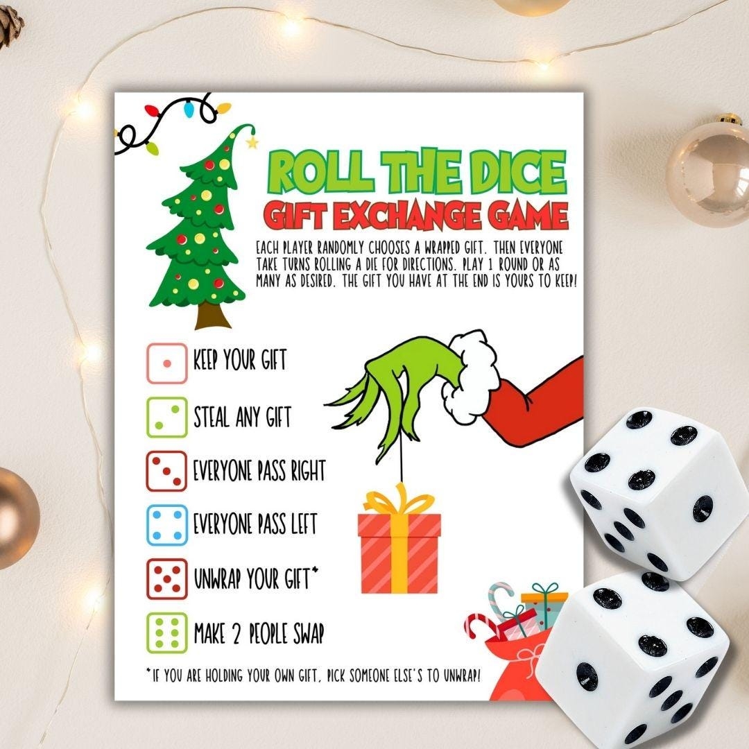 printable rules for switch steal unwrap exchange