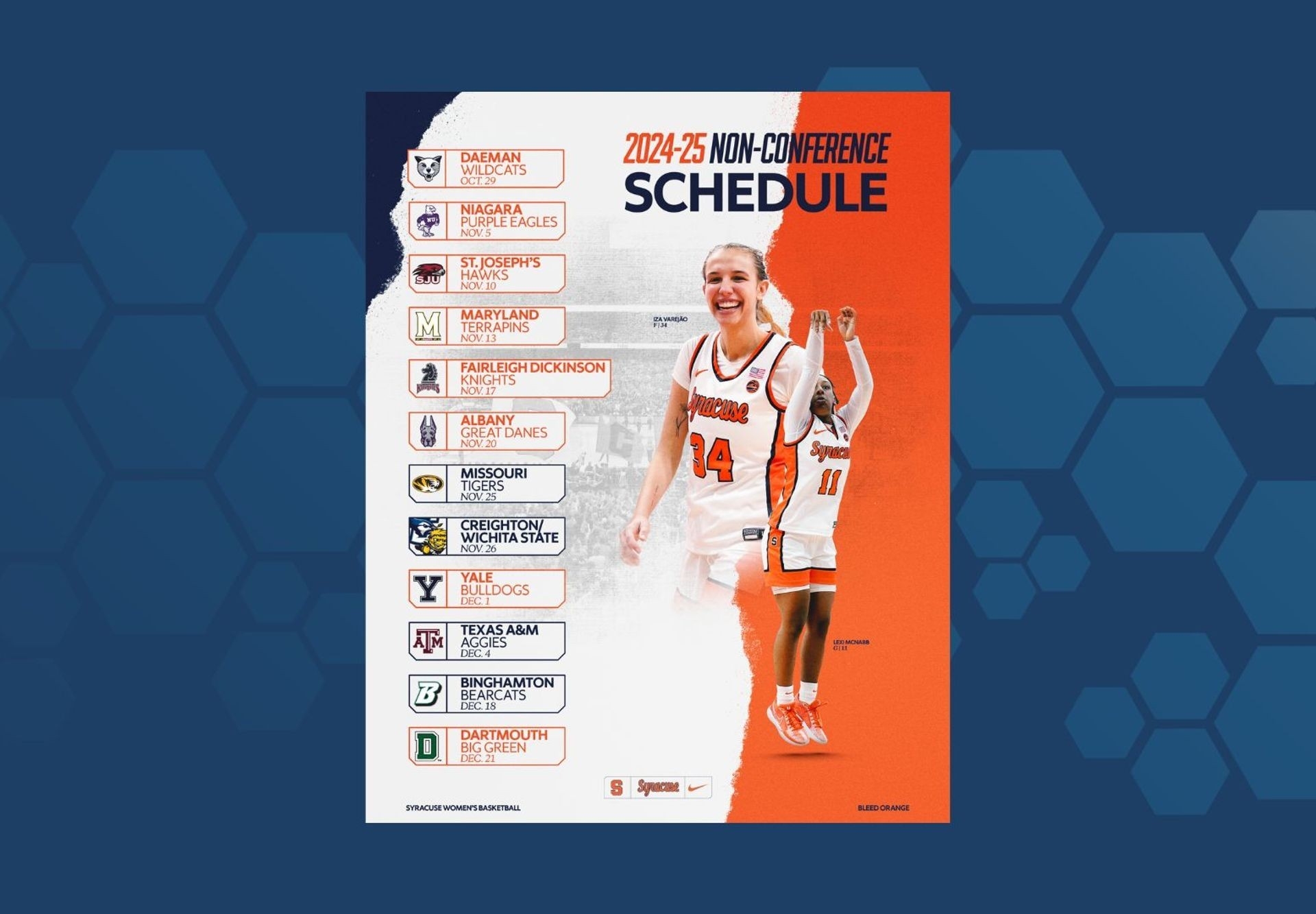 Syracuse Women s Basketball Announces Non conference Schedule
