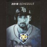 Tampa Bay Rays Kevin Kiermaier 2018 Pocket Schedule Tampa Bay Times EBay