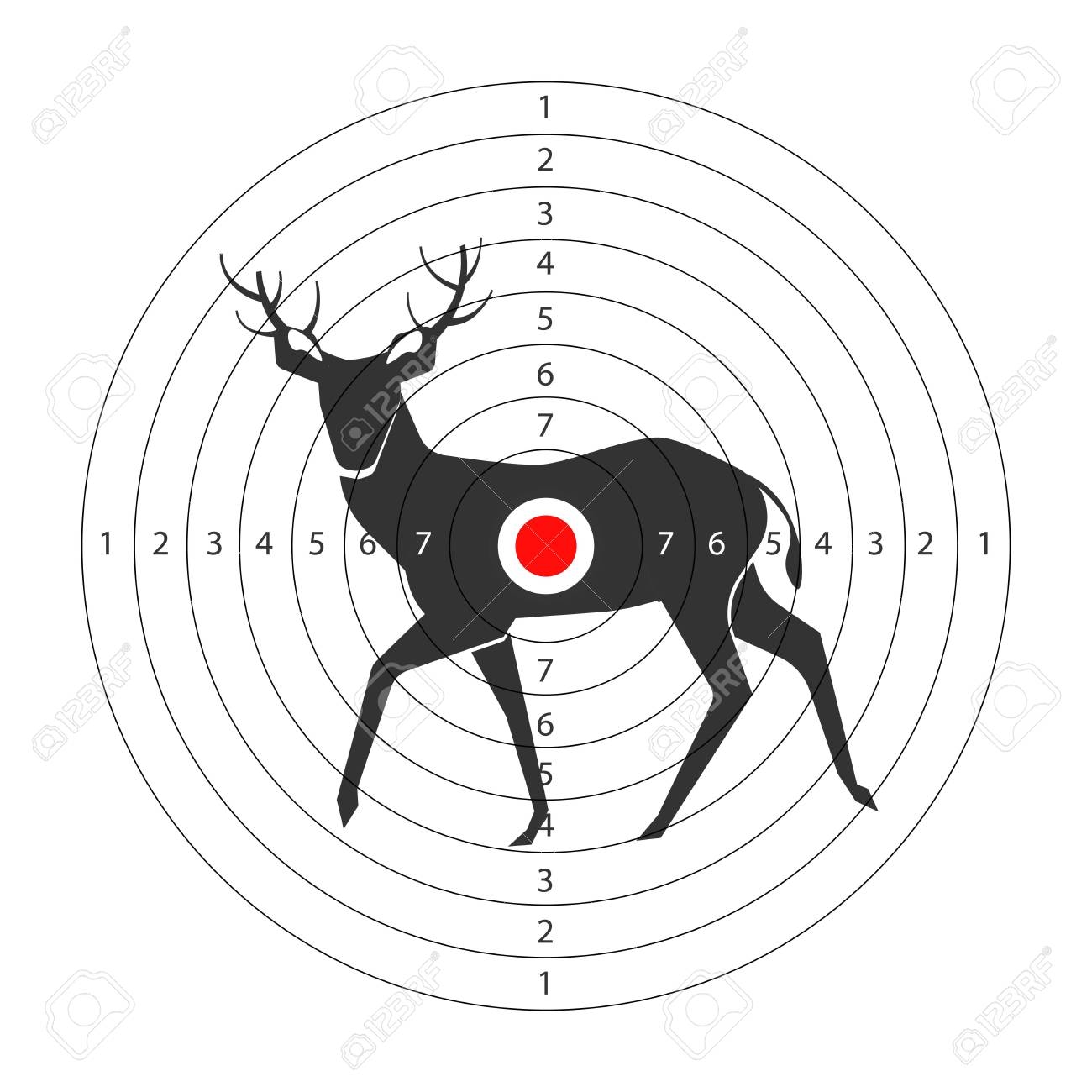 free printable deer targets