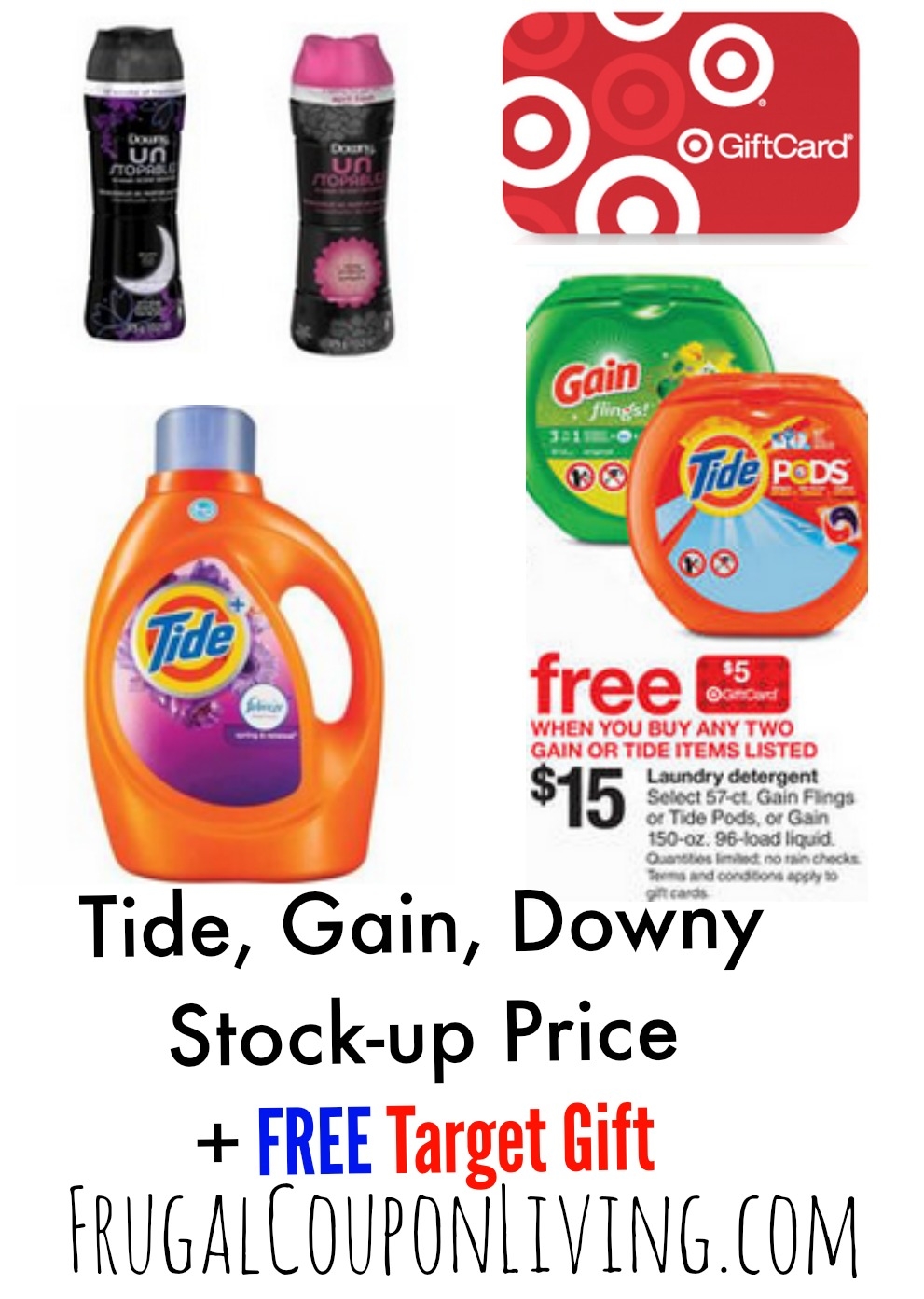 Target Laundry Detergent Deals Tide U0026 Downy Printable Coupons U003d Rare Stock Up Price