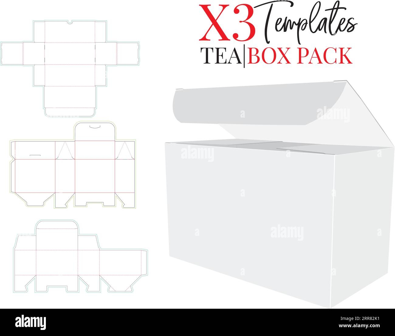 printable blank tea packet