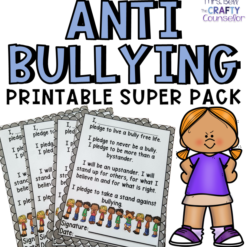 anti bullying pledge printable