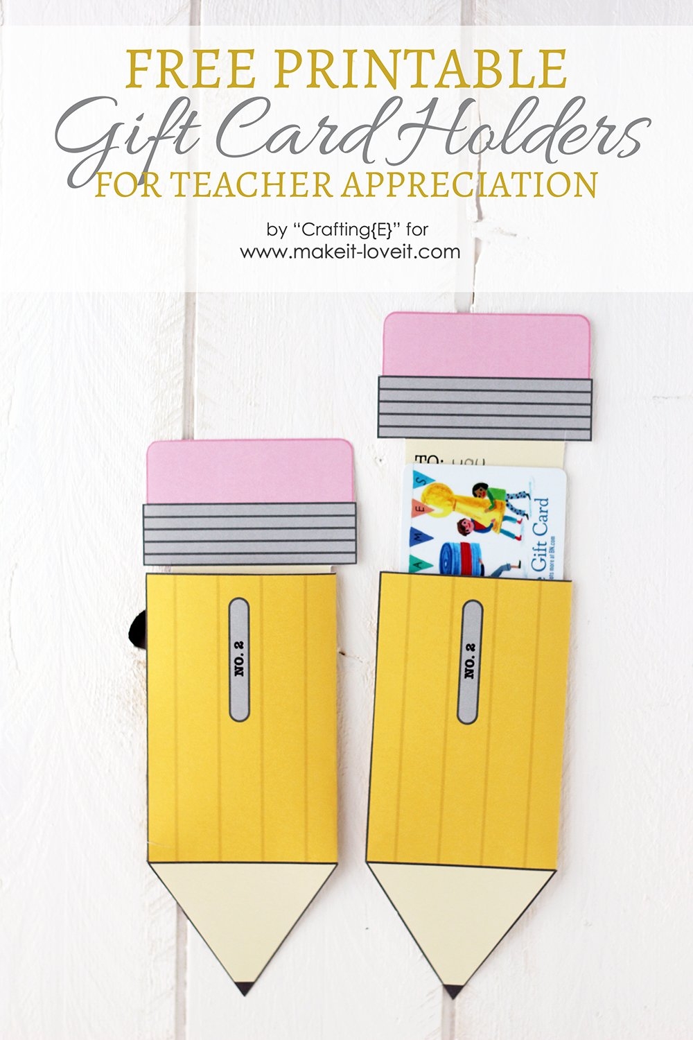 Teacher Appreciation Gift Card Holders Make It U0026 Love It