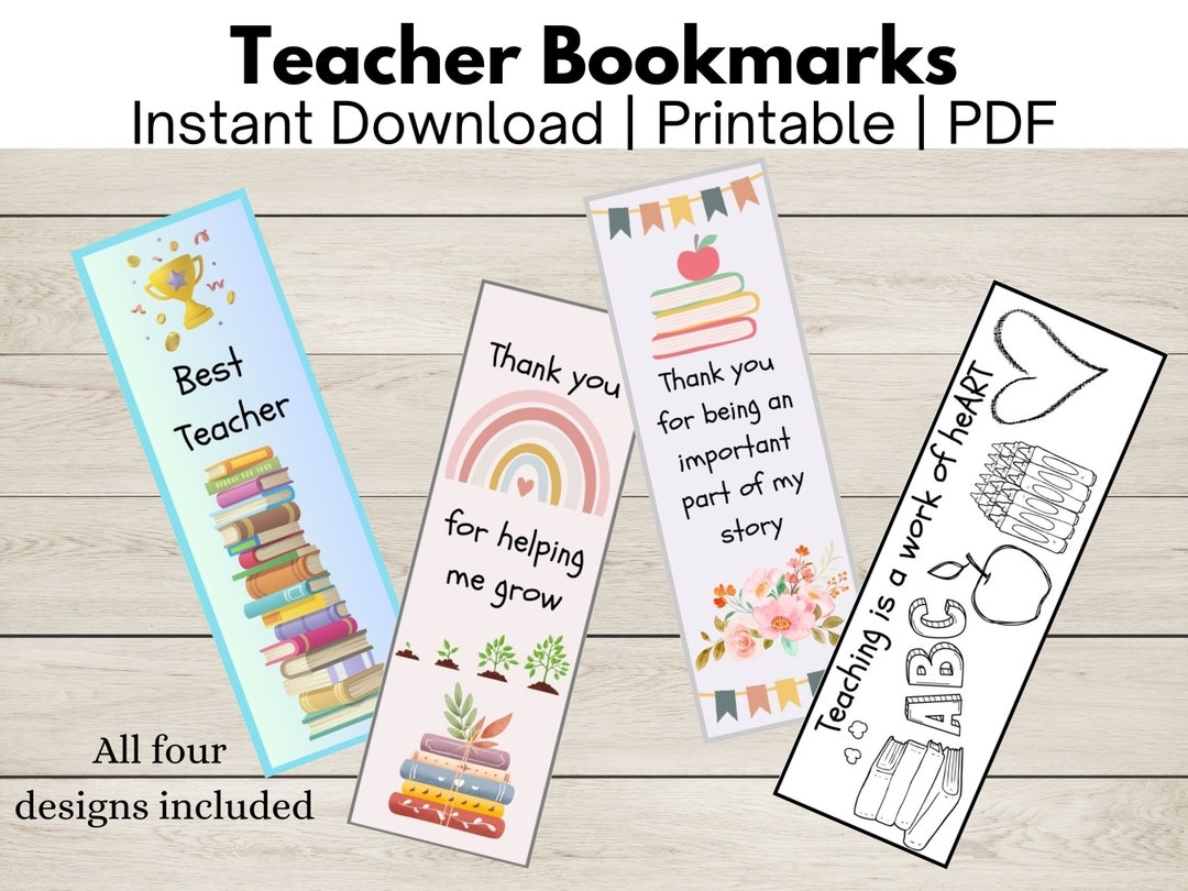 Teacher Bookmarks Teacher Gifts Best Teacher Thank You Teacher Appreciation Gifts Instant Download Printable End Of Term PDF Etsy Teacher Bookmarks Teacher Gifts Best Teacher Thank You Teacher Appreciation Gifts Instant Download Printable End Of Term PDF Etsy