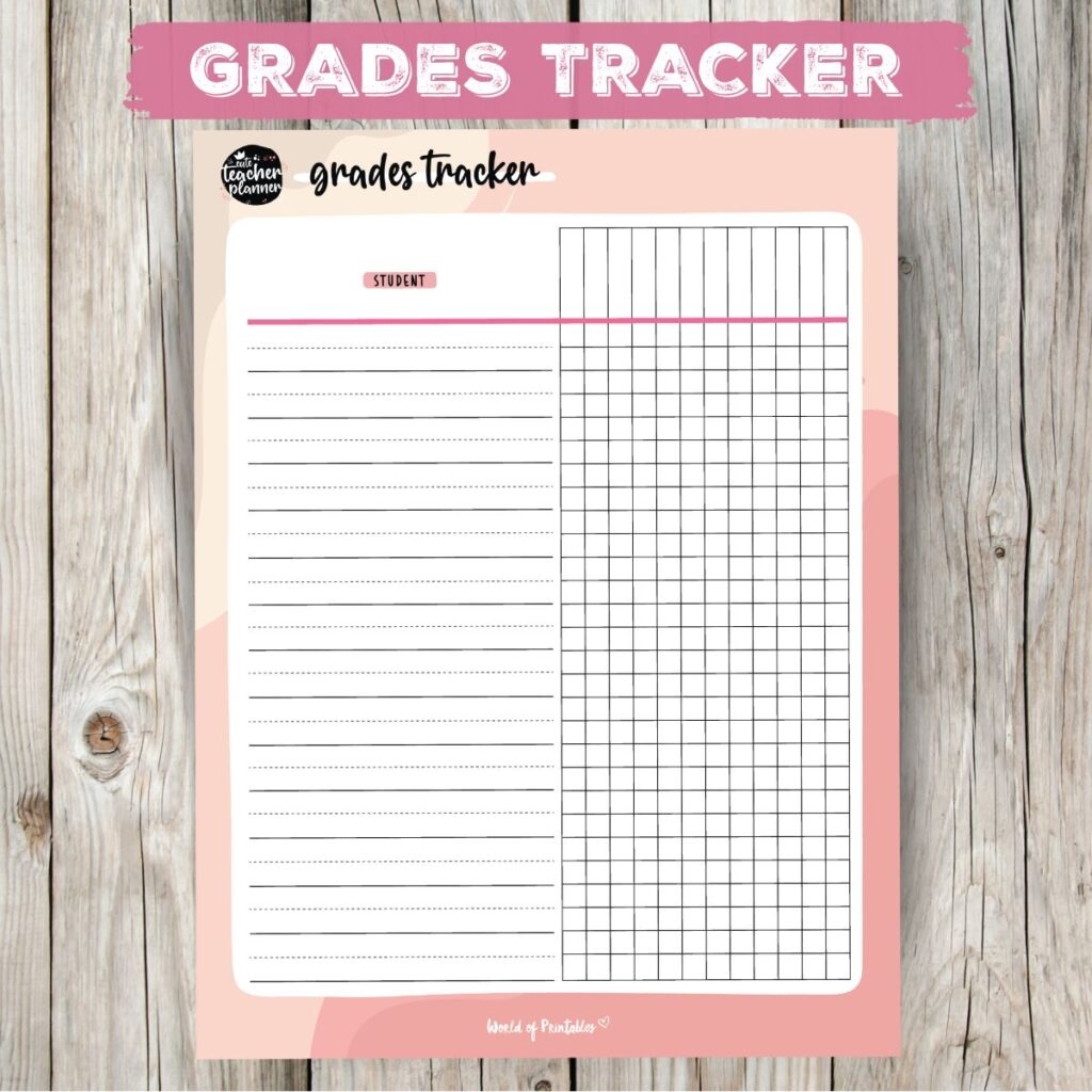 Teacher Planner 64 Useful Pages For Every Teacher World Of 