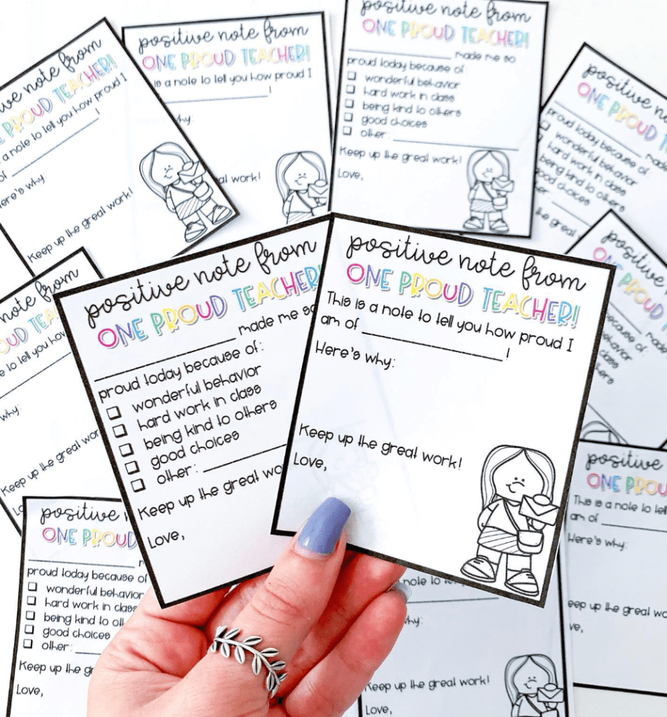 Teachers Send Positive Notes Home Not Just Negative Ones