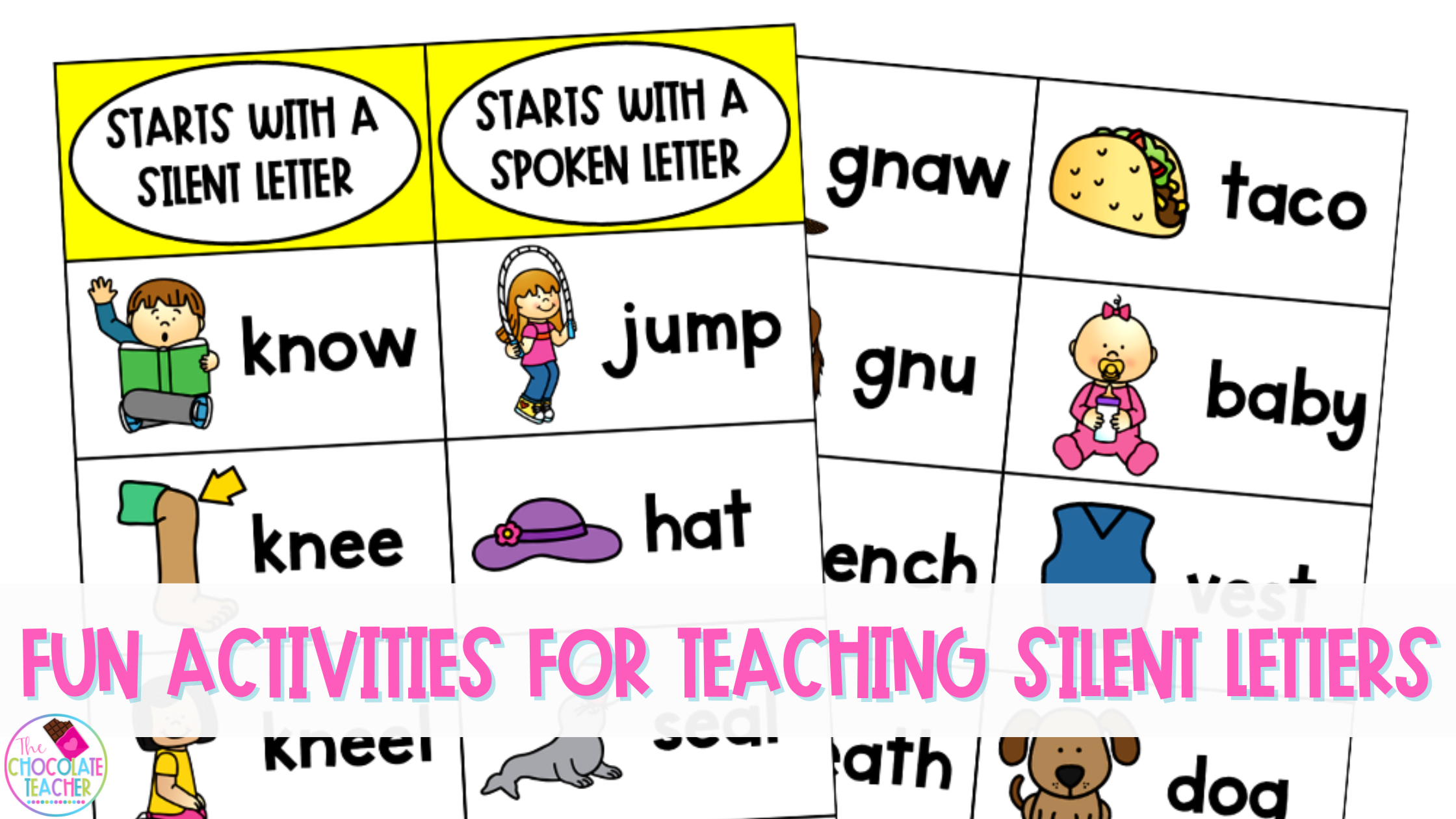 Teaching Silent Letters With Fun Activities For The Primary Grades