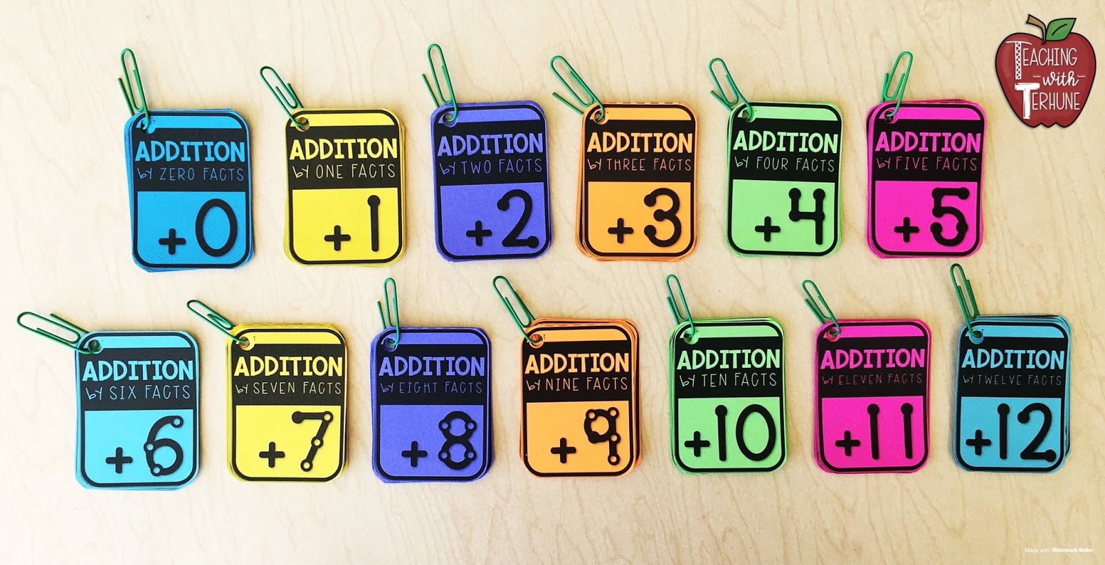 Teaching With Terhune Math Fact Fluency Practice