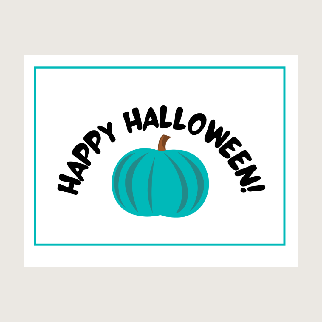 Teal Pumpkin Project Halloween Sign U0026 Printables For Kids W Food Allergies