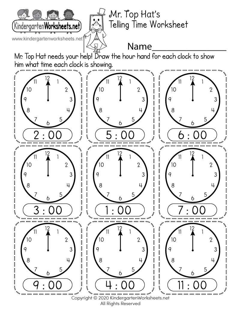 Telling Time Worksheet Free Printable Digital U0026 PDF Worksheets Library