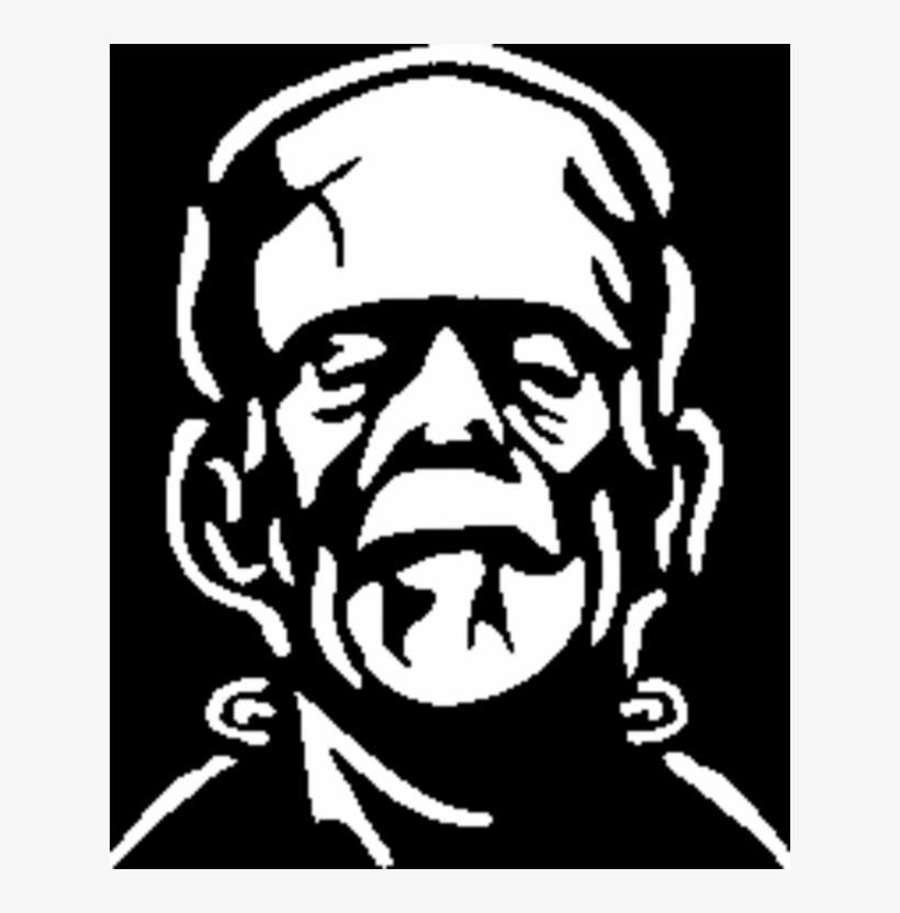 Template Frankenstein Stencil For Carving Pumpkins Transparent PNG 620x752 Free Download On NicePNG