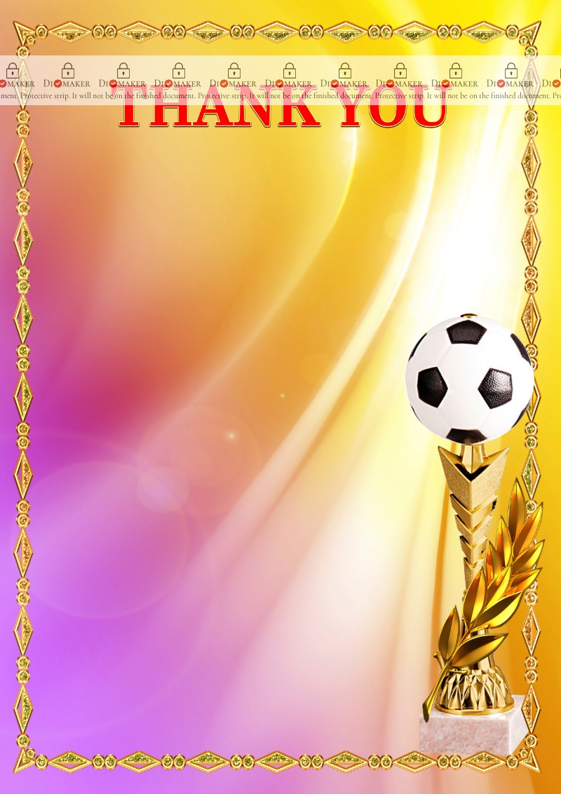 football thank you cards free printable