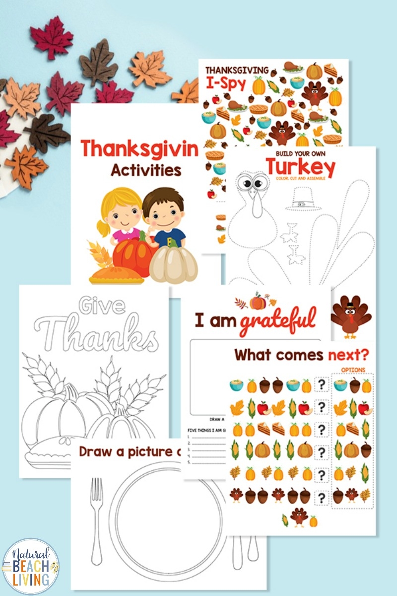Thanksgiving Activities For Kids Fun And Free Printable Activities Natural Beach Living