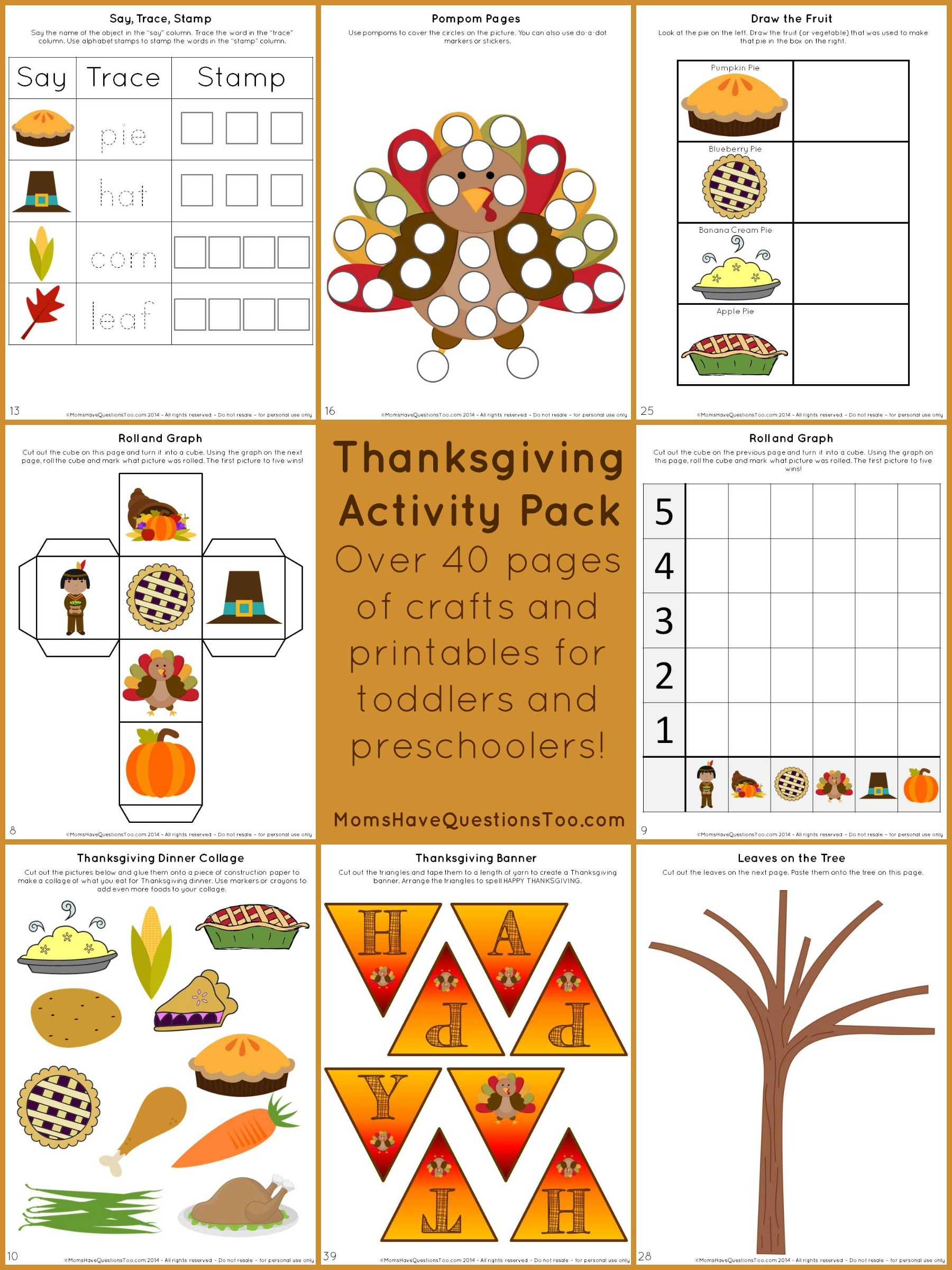 thanksgiving printables for preschoolers thanksgiving printables for preschoolers