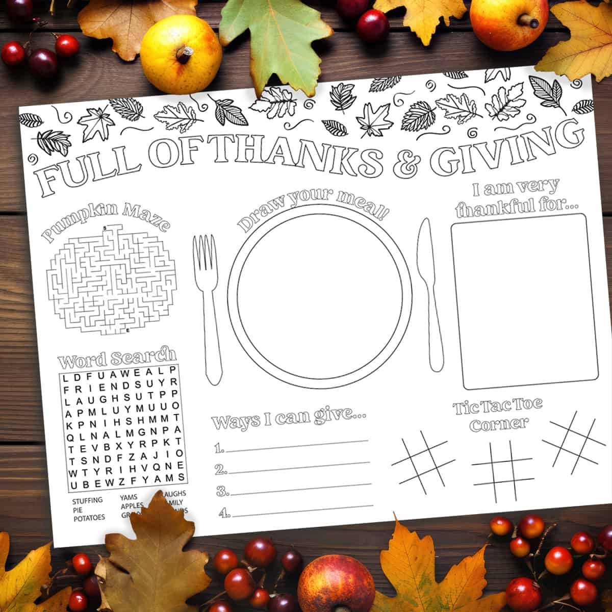 free printable thanksgiving placemats free printable thanksgiving placemats