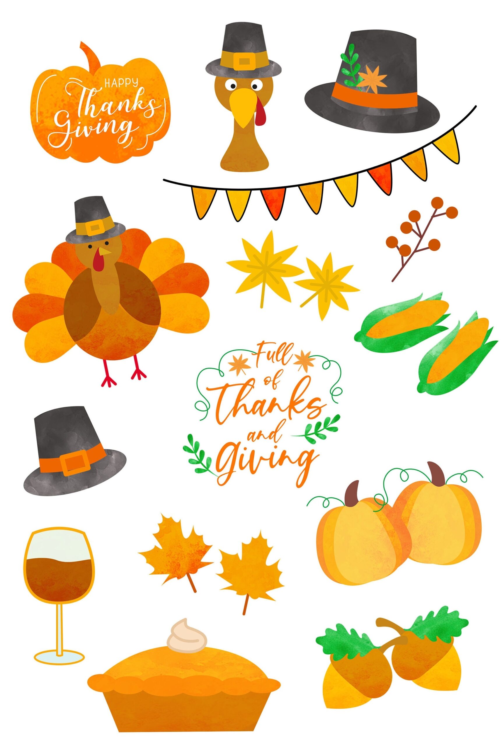 free printable happy thanksgiving clip art