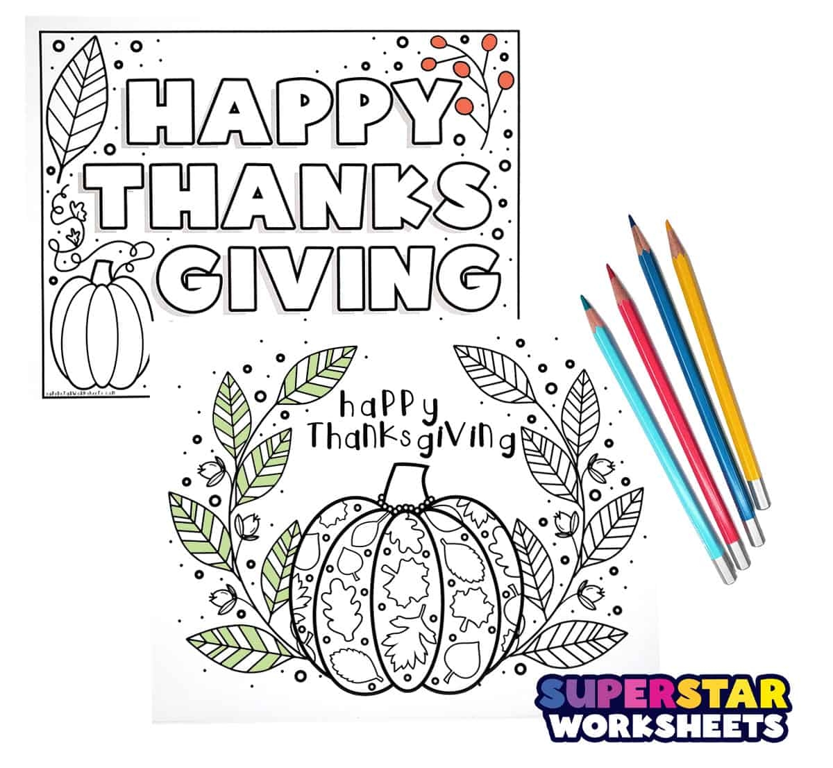 free thanksgiving coloring printables