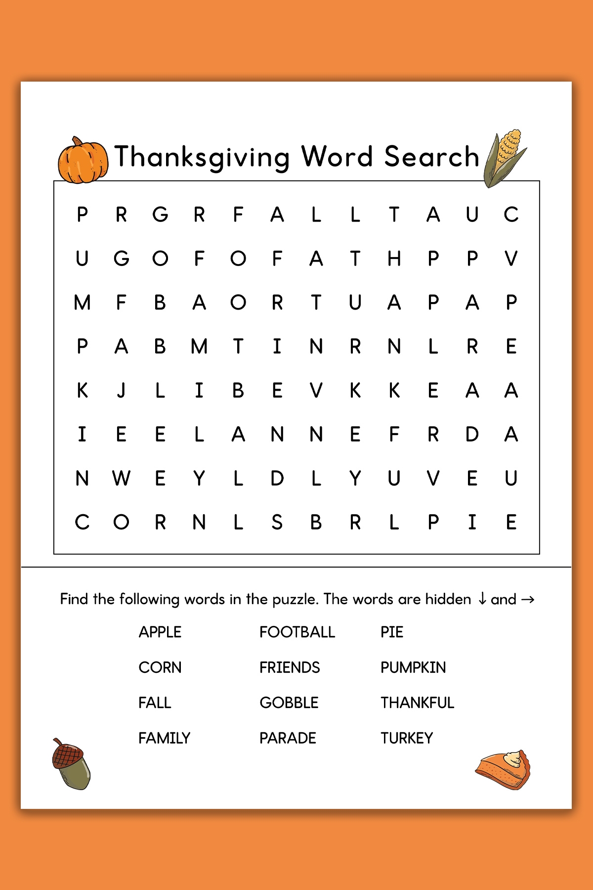 Thanksgiving Word Search Printable Example Easy Mom Envy Thanksgiving Word Search Printable Example Easy Mom Envy