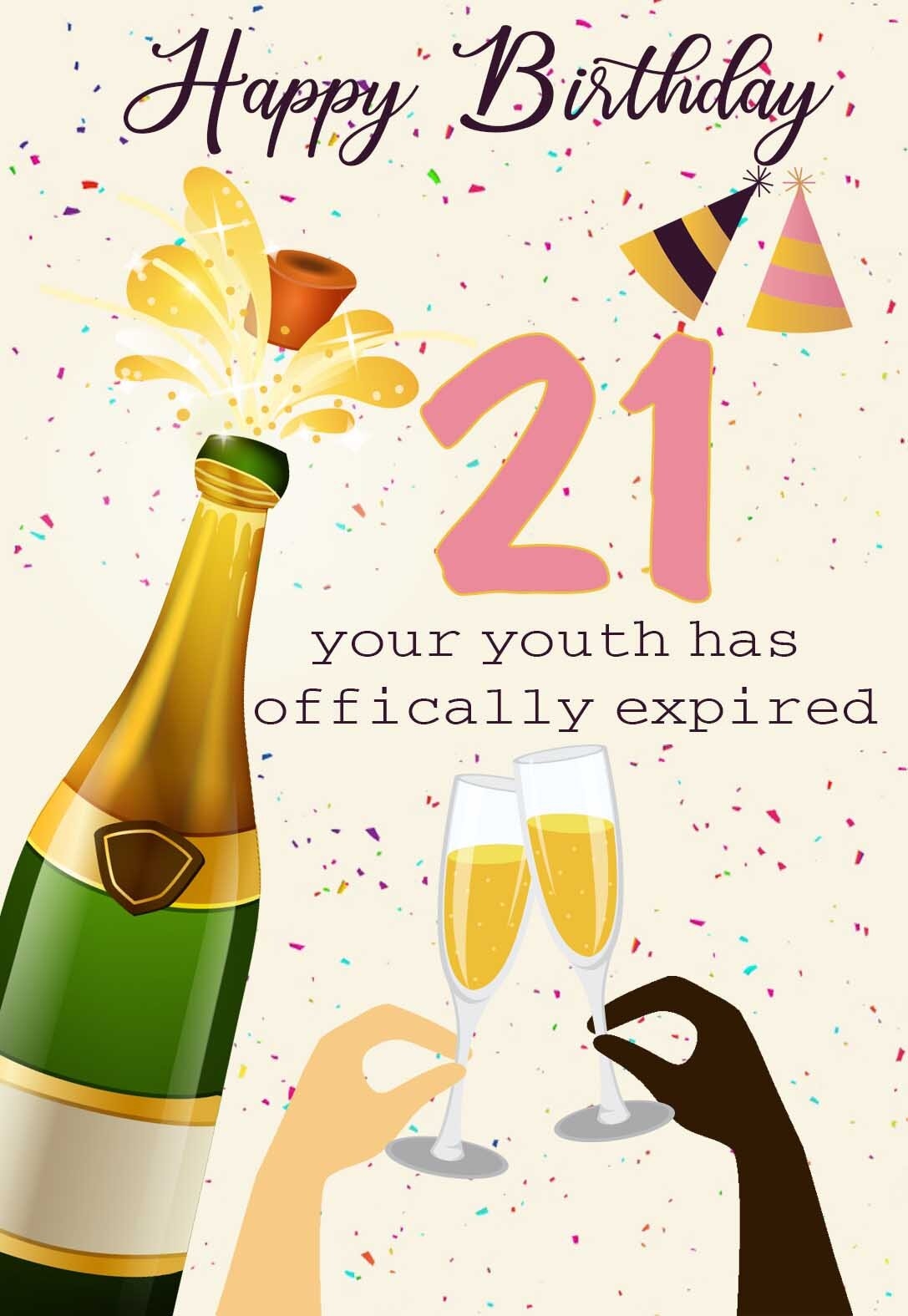 The Best 21st Birthday Cards printable U0026 Free PRINTBIRTHDAY CARDS The Best 21st Birthday Cards printable U0026 Free PRINTBIRTHDAY CARDS