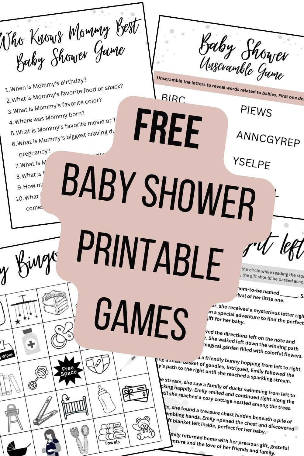 who knows mommy best free printable