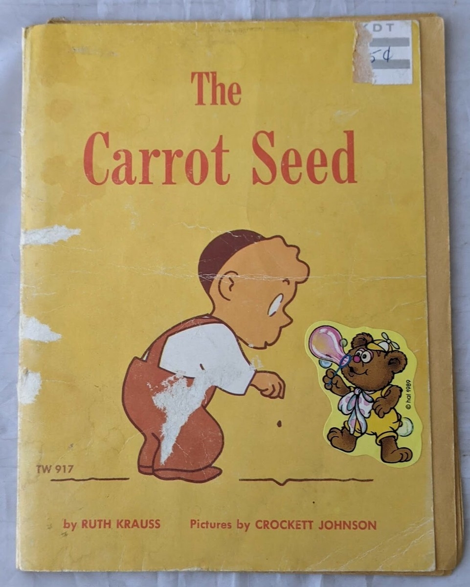The Carrot Seed 1945 Story By Ruth Krauss Vintage Children s Book Softcover